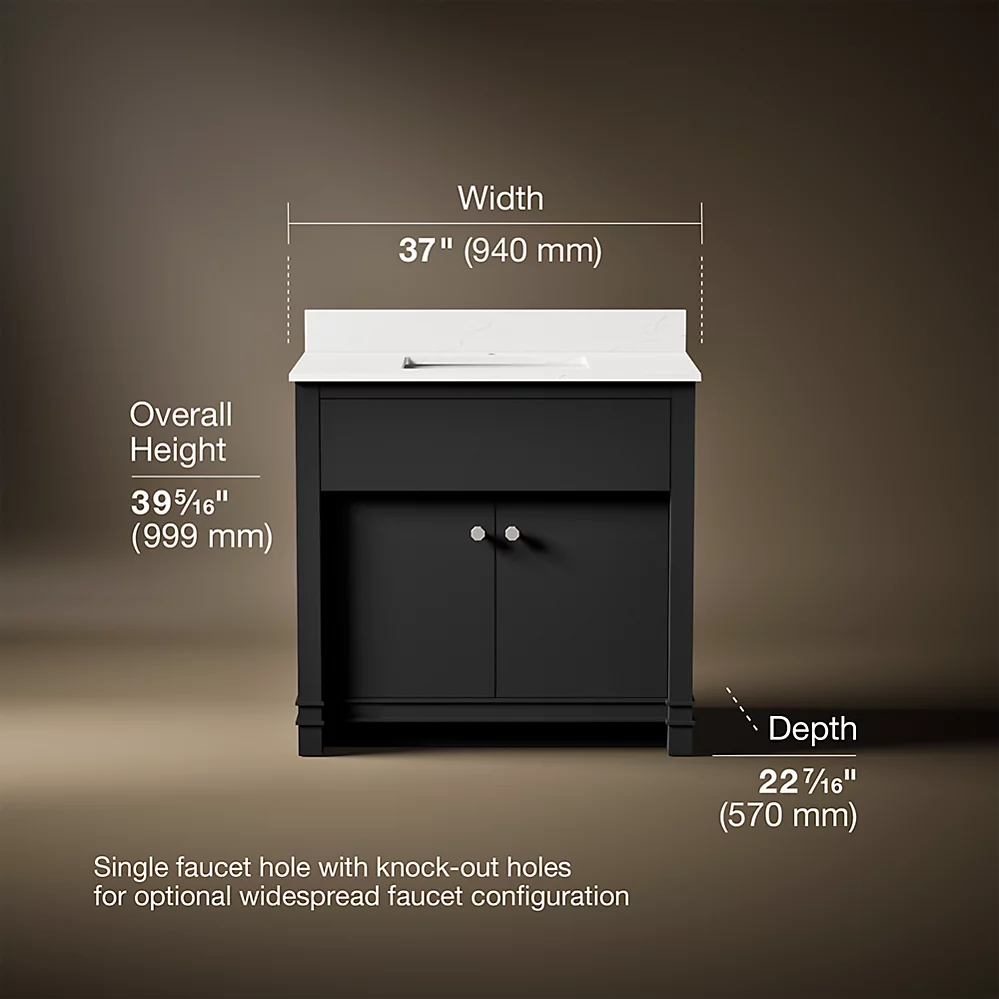 Kohler 33266-DWG 36 Alouette Vanity Set