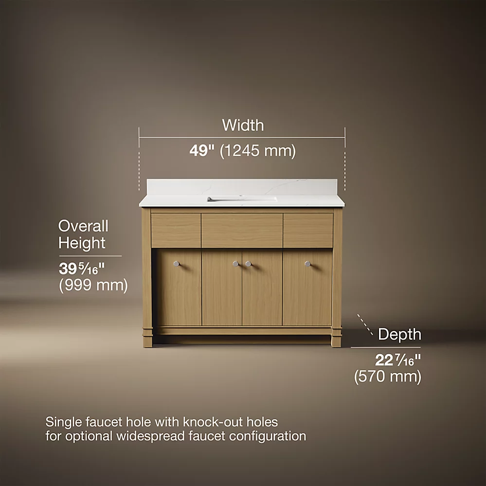 Kohler 33268-WEK 48 Alouette Vanity Set