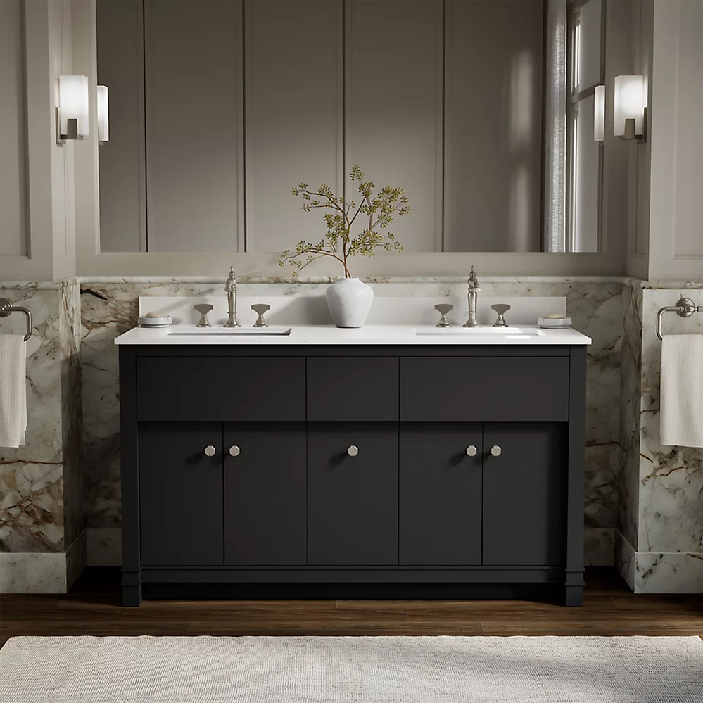 Kohler 33293-DWG 60 Alouette Vanity Set