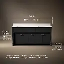 Kohler 33294-DWG 72 Alouette Vanity Set