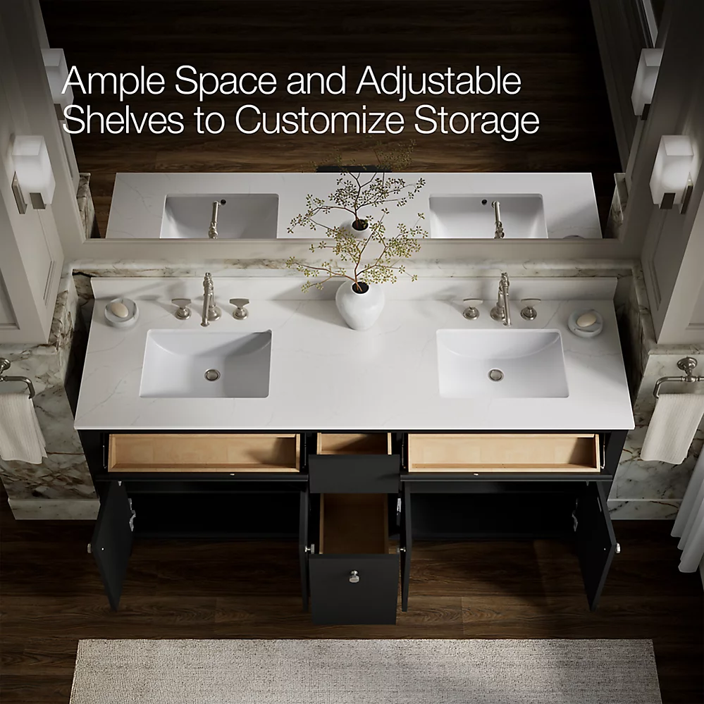 Kohler 33294-DWG 72 Alouette Vanity Set