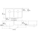 Kohler 3351-NA Undertone Hi/Low Dbl Ss Sink