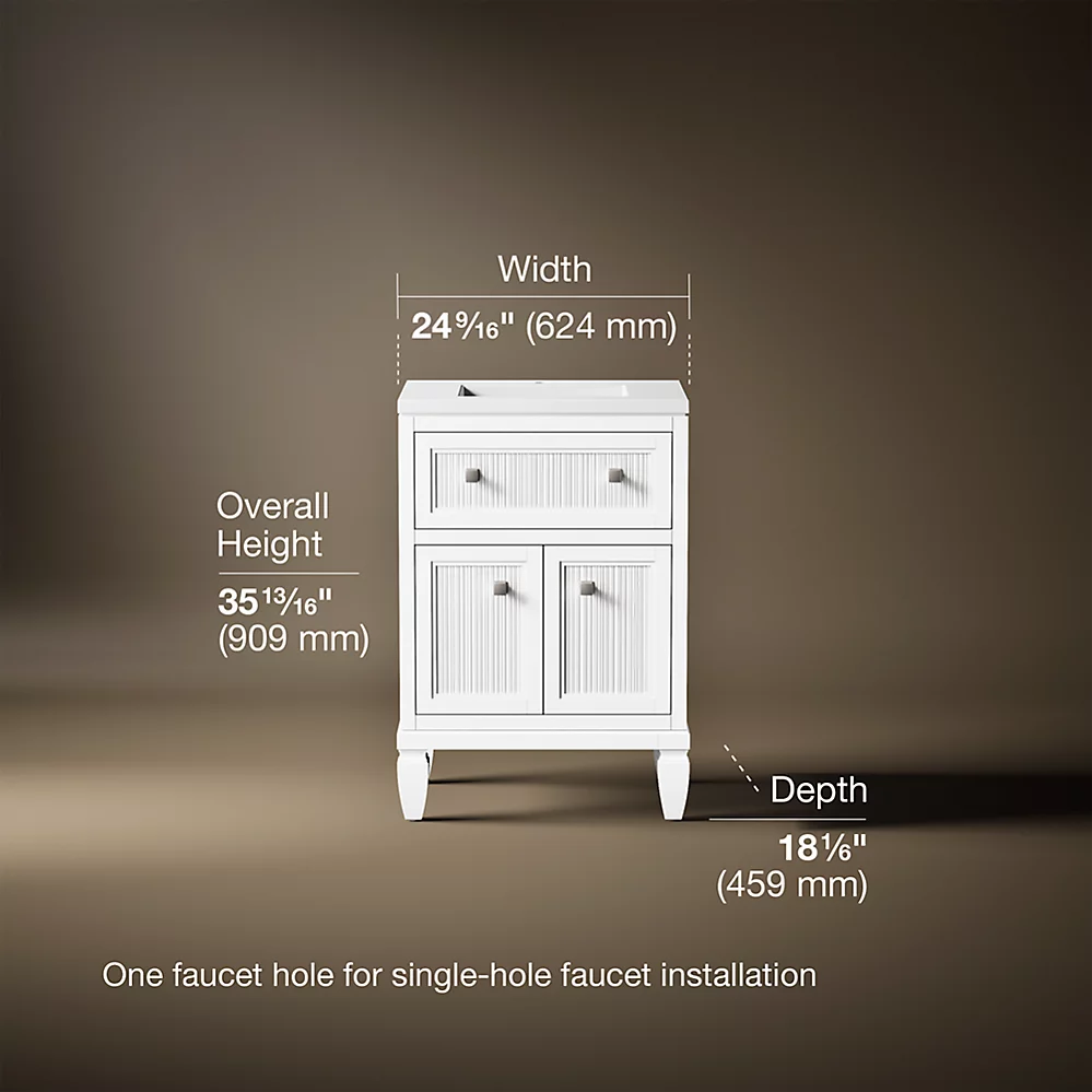 Kohler 33535-ASB-0 Hearthaven Vanity 24 Inches