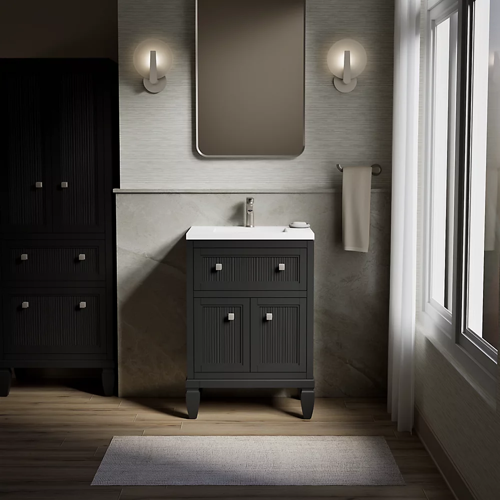 Kohler 33535-ASB-1WX Hearthaven Vanity 24 Inches
