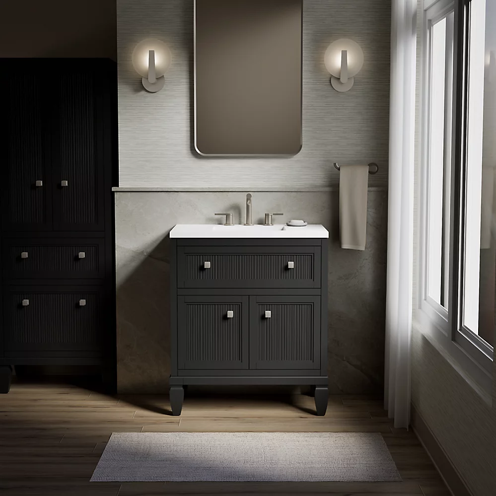 Kohler 33536-ASB-1WX Hearthaven Vanity 30 Inches