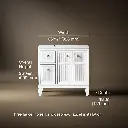 Kohler 33537-ASB-0 Hearthaven Vanity 36" White