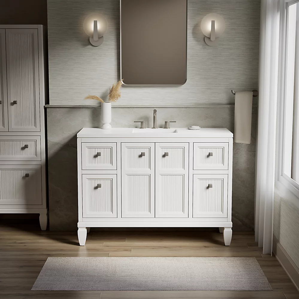 Kohler 33538-ASB-0 Hearthaven Vanity 48" White