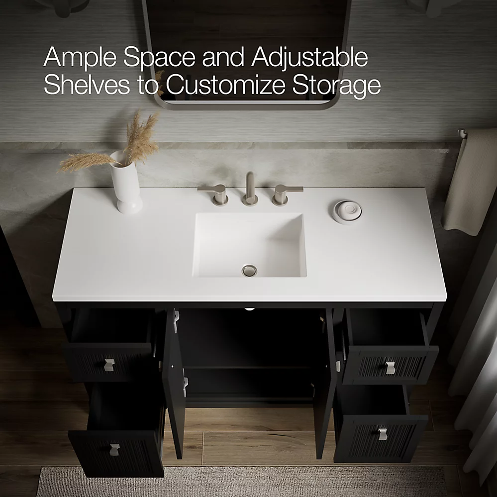 Kohler 33538-ASB-1WX Hearthaven Vanity 48