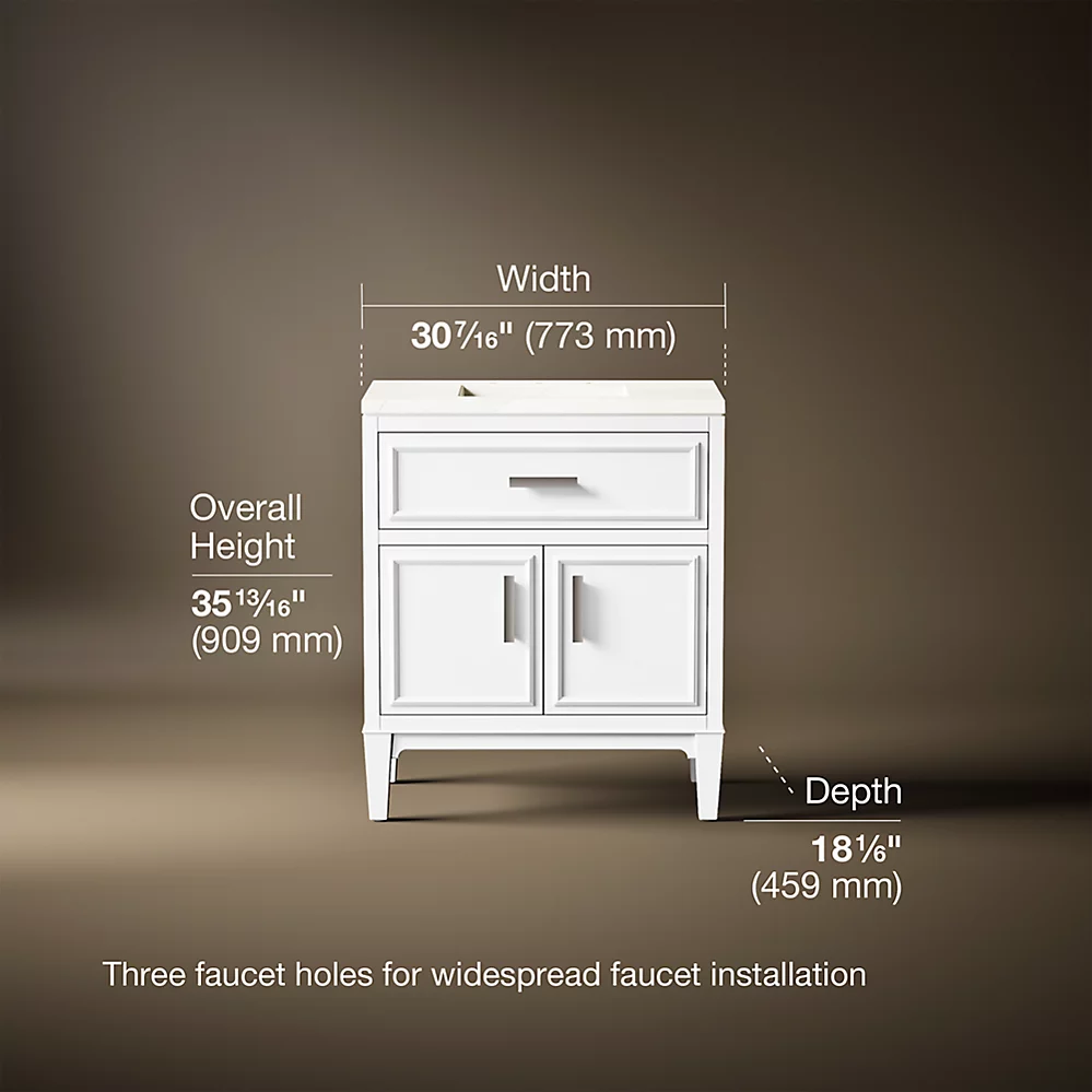 Kohler 33544-ASB-0 Southerk Vanity 30 Inches