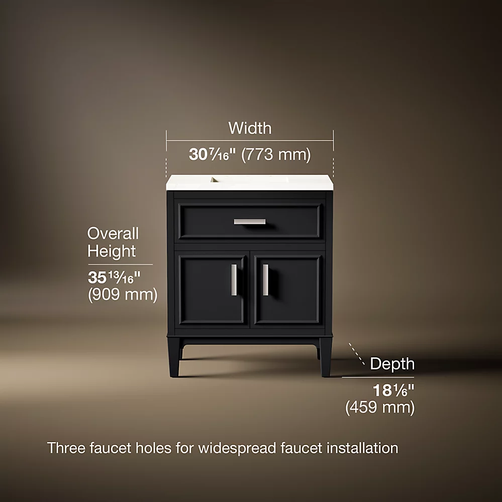 Kohler 33544-ASB-1WX Southerk Vanity 30 Inches