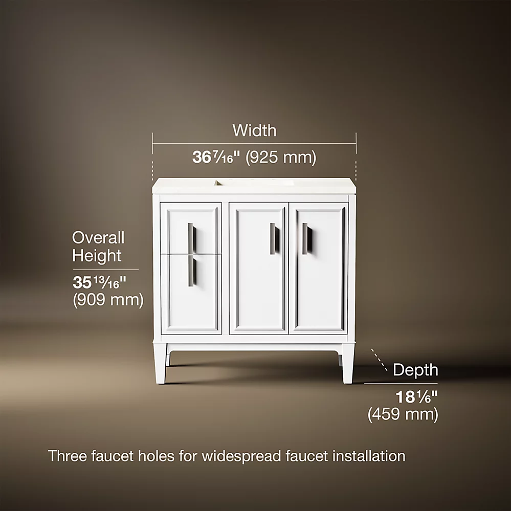 Kohler 33545-ASB-0 Southerk Vanity 36 Inches