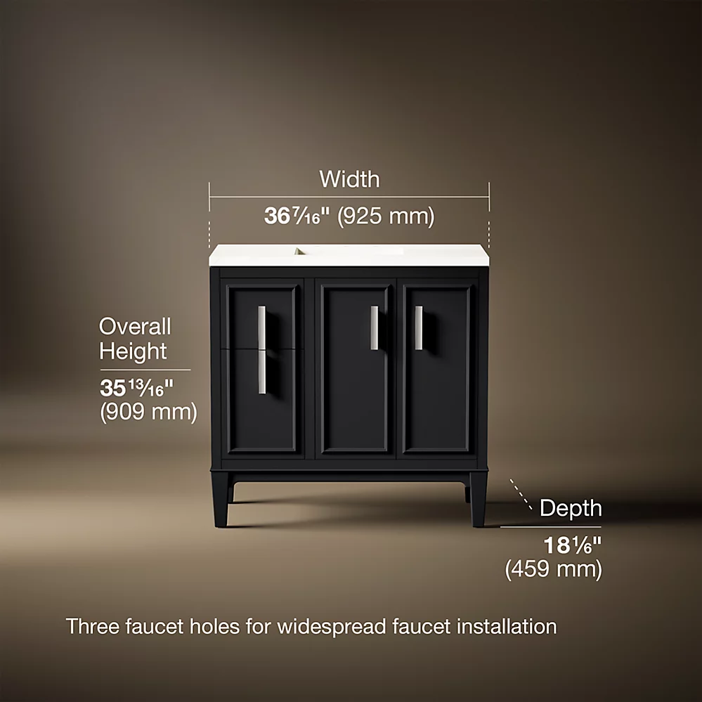 Kohler 33545-ASB-1WX Southerk Vanity 36 Inches