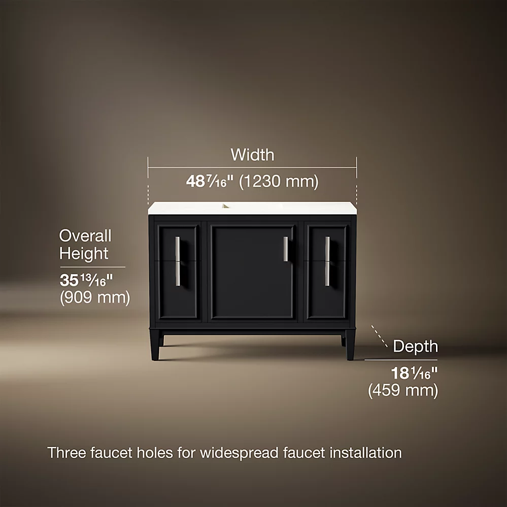 Kohler 33546-ASB-1WX Southerk Vanity 48 Inches