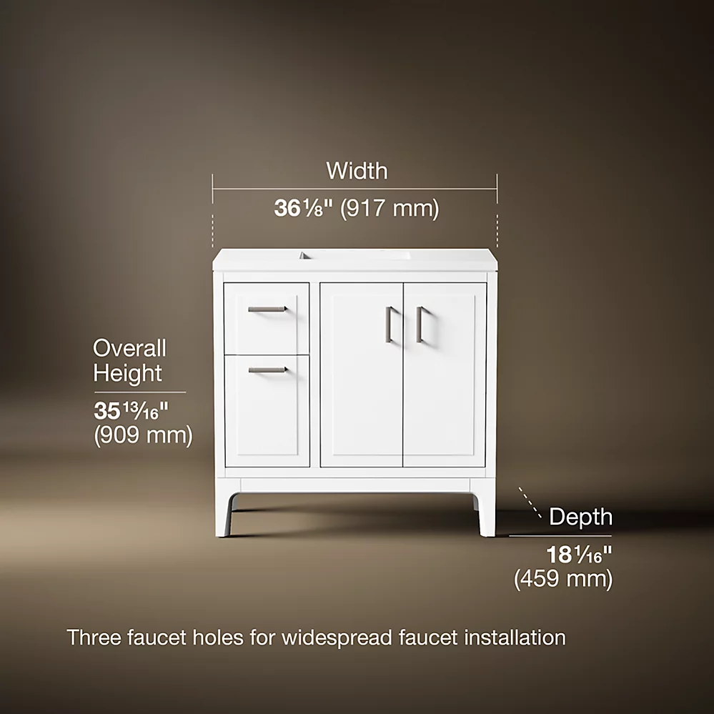 Kohler 33553-ASB-0 Seer Vanity 36 Inches