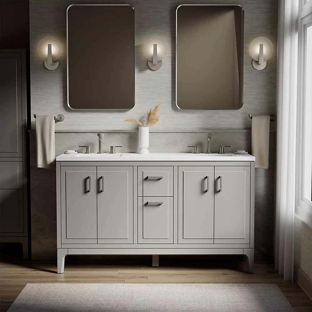 Kohler 33555-ASB-1WT Seer Vanity 60 Inches