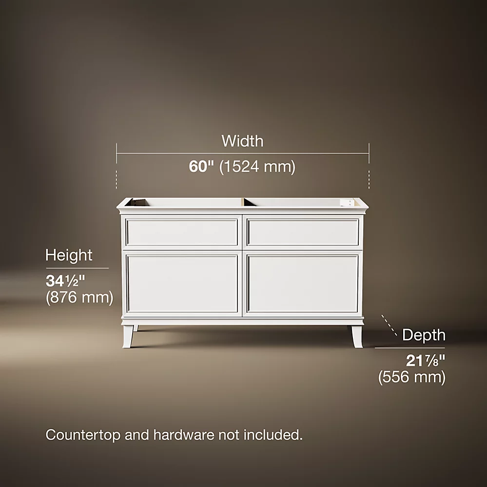 Kohler 33560-1WA Harken Vanity 60 Inches