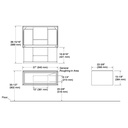 Kohler 33566-1WX Lodern Vanity 36 Inches