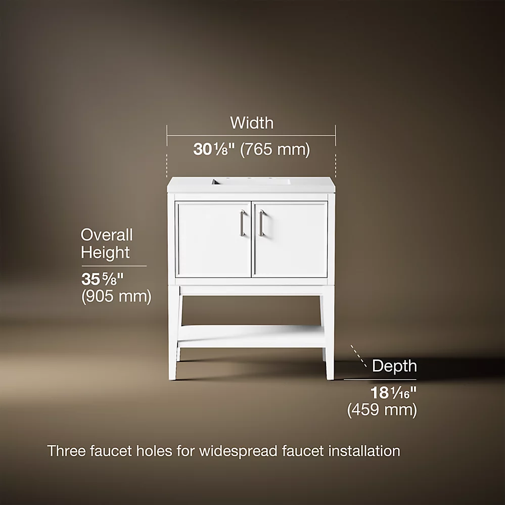 Kohler 33578-ASB-0 Winnow Vanity 30
