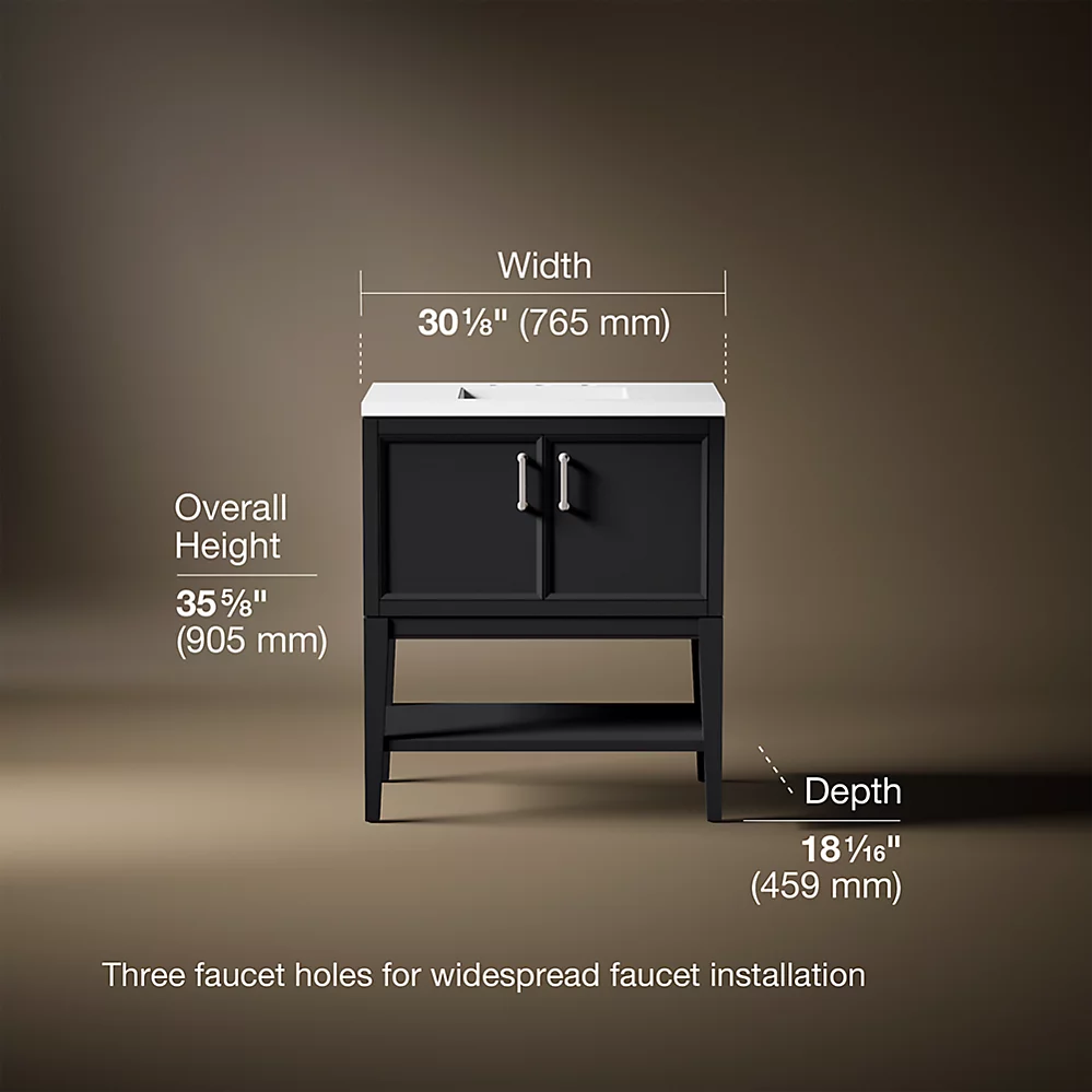 Kohler 33578-ASB-1WX Winnow Vanity 30