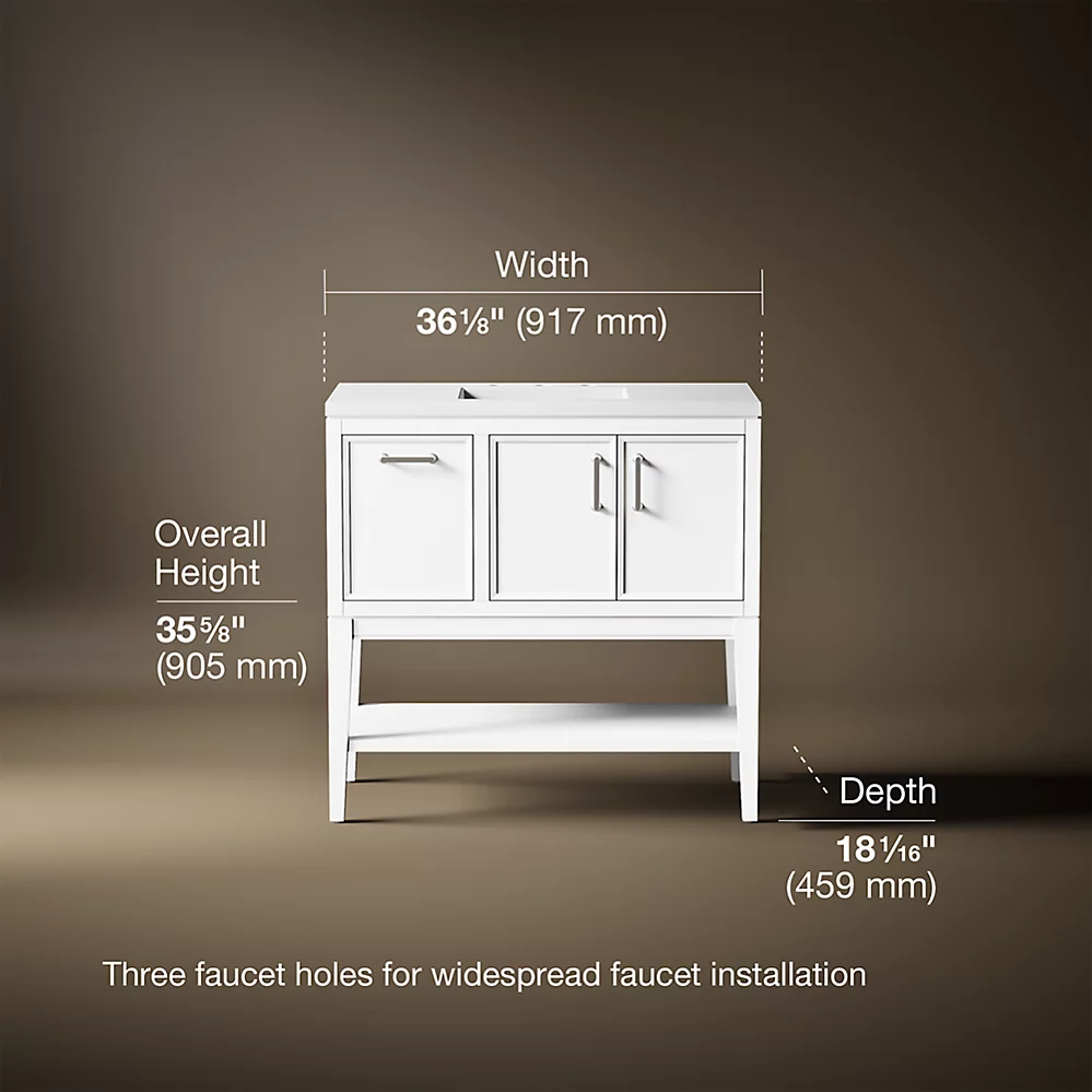 Kohler 33579-ASB-0 Winnow Vanity 36