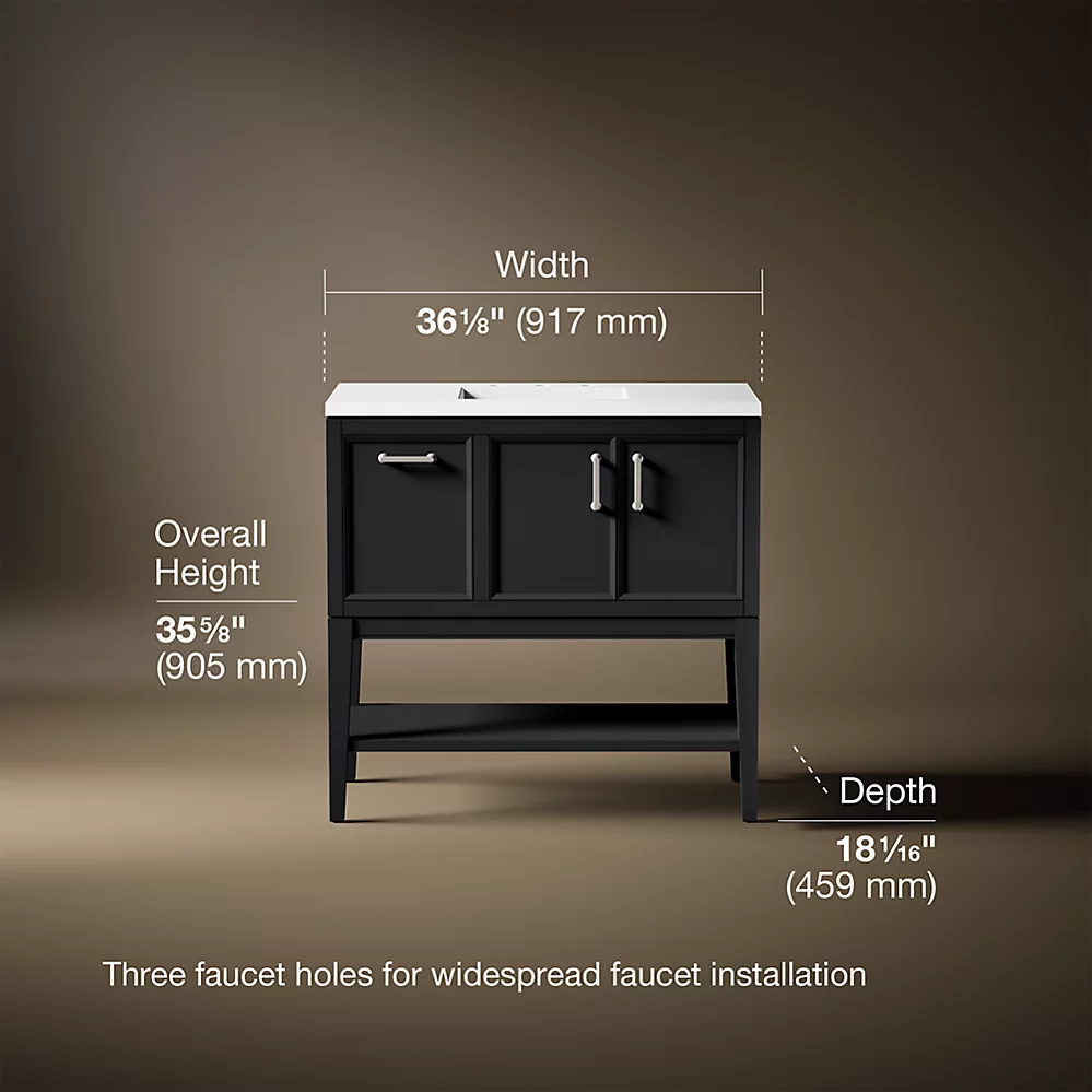 Kohler 33579-ASB-1WX Winnow Vanity 36
