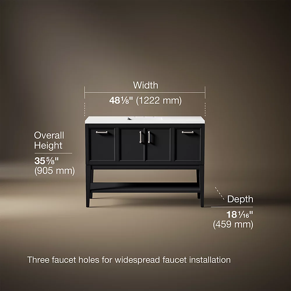 Kohler 33580-ASB-1WX Winnow Vanity 48