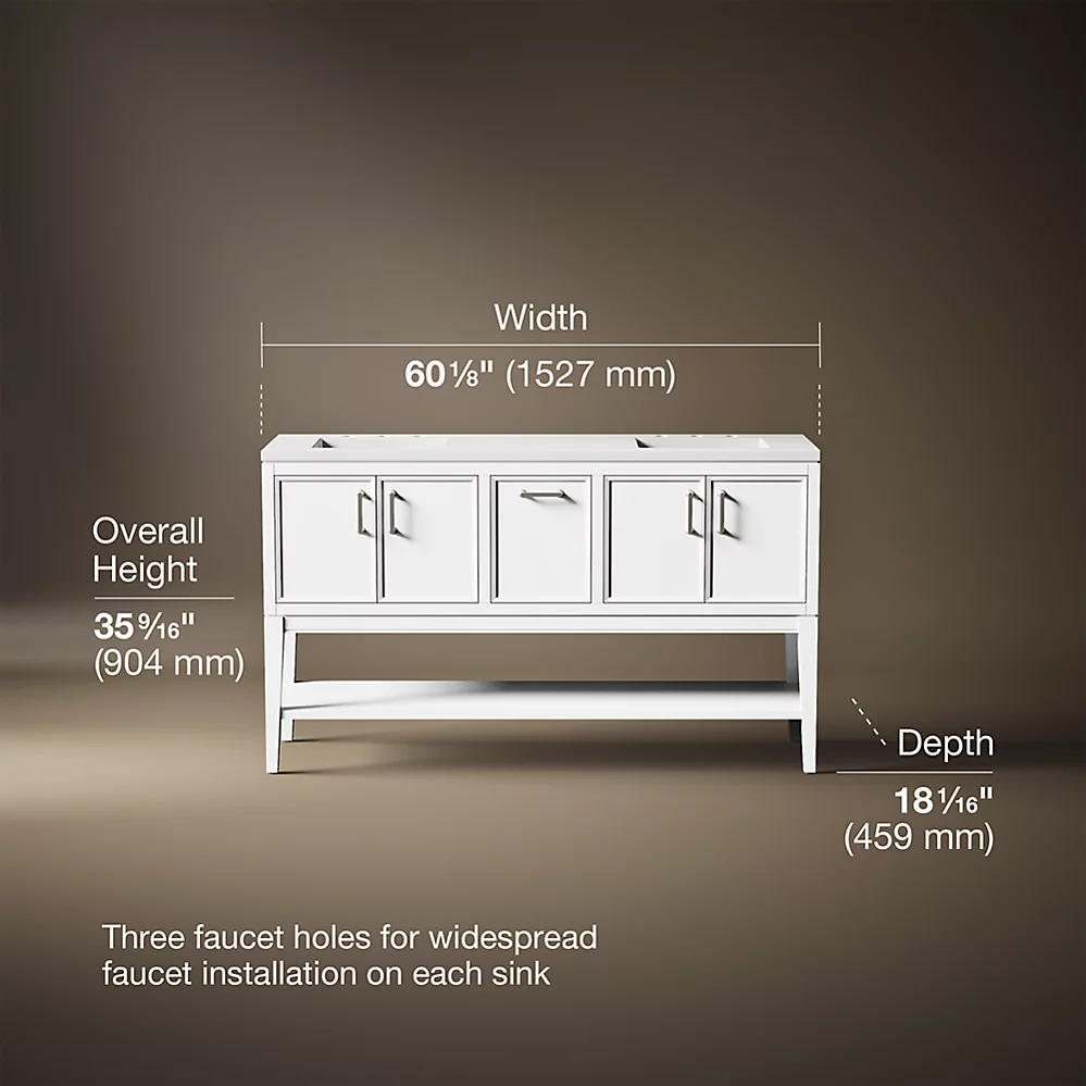 Kohler 33581-ASB-0 Winnow Vanity 60