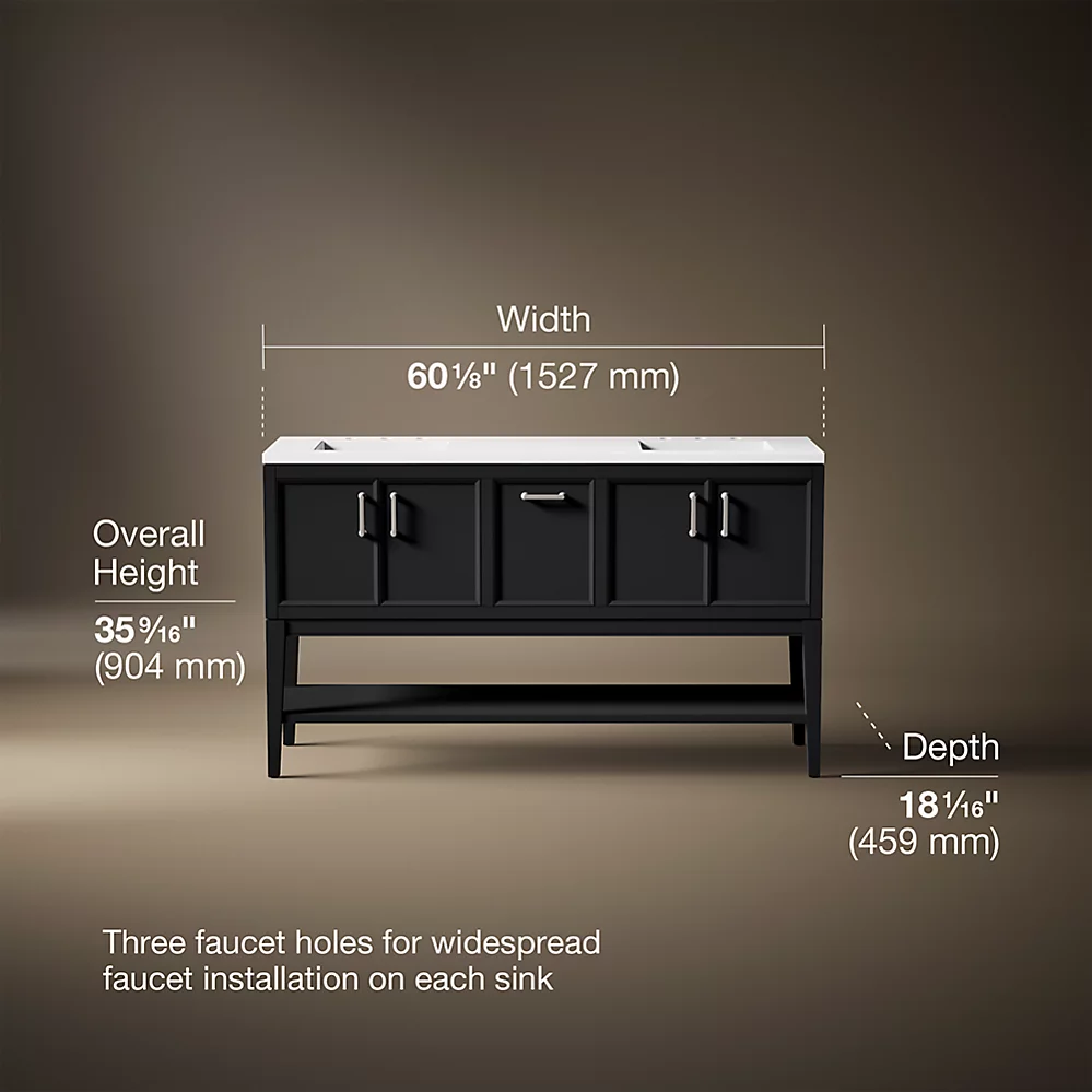 Kohler 33581-ASB-1WX Winnow Vanity 60