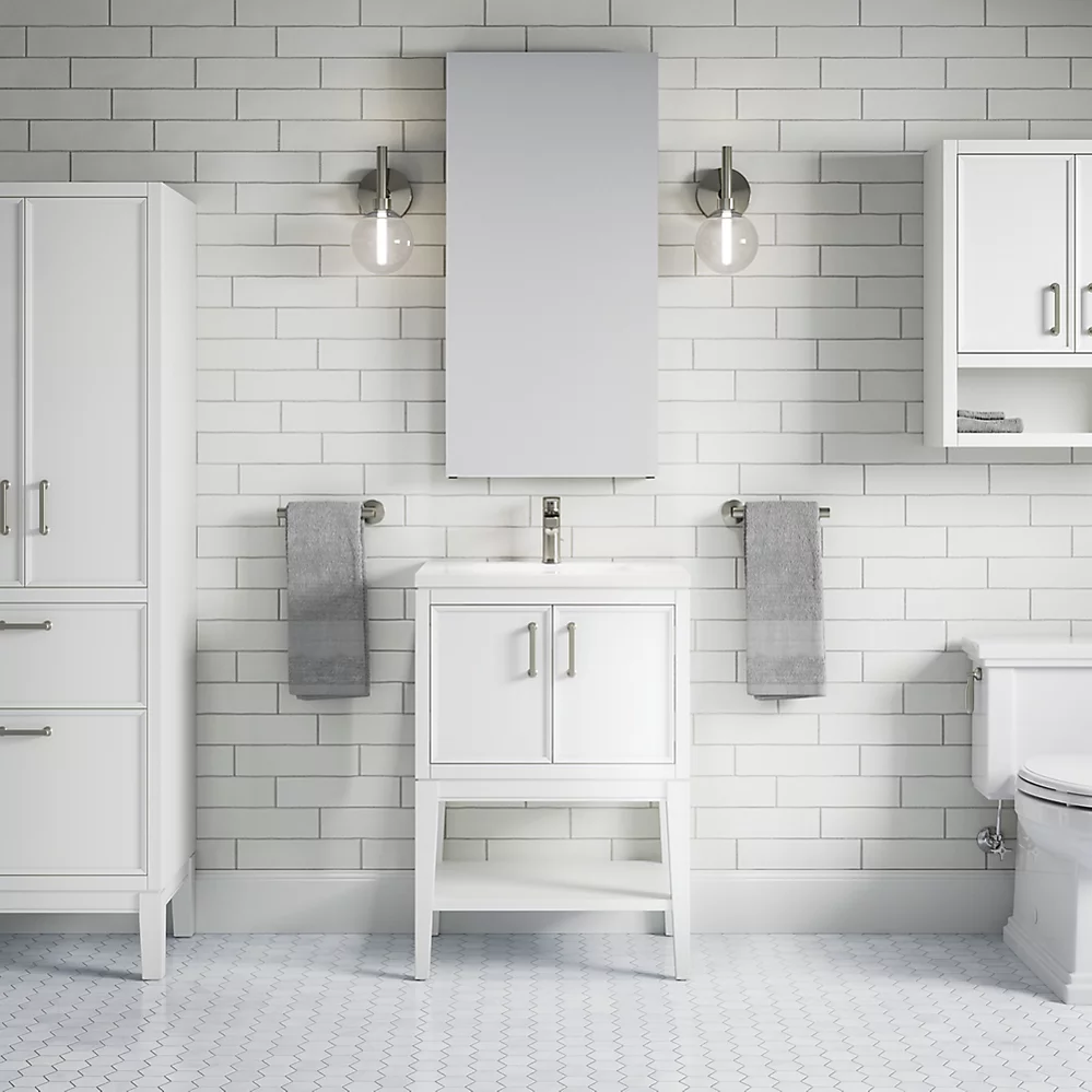 Kohler 33582-ASB-0 Winnow Linen Tower 24 Inches