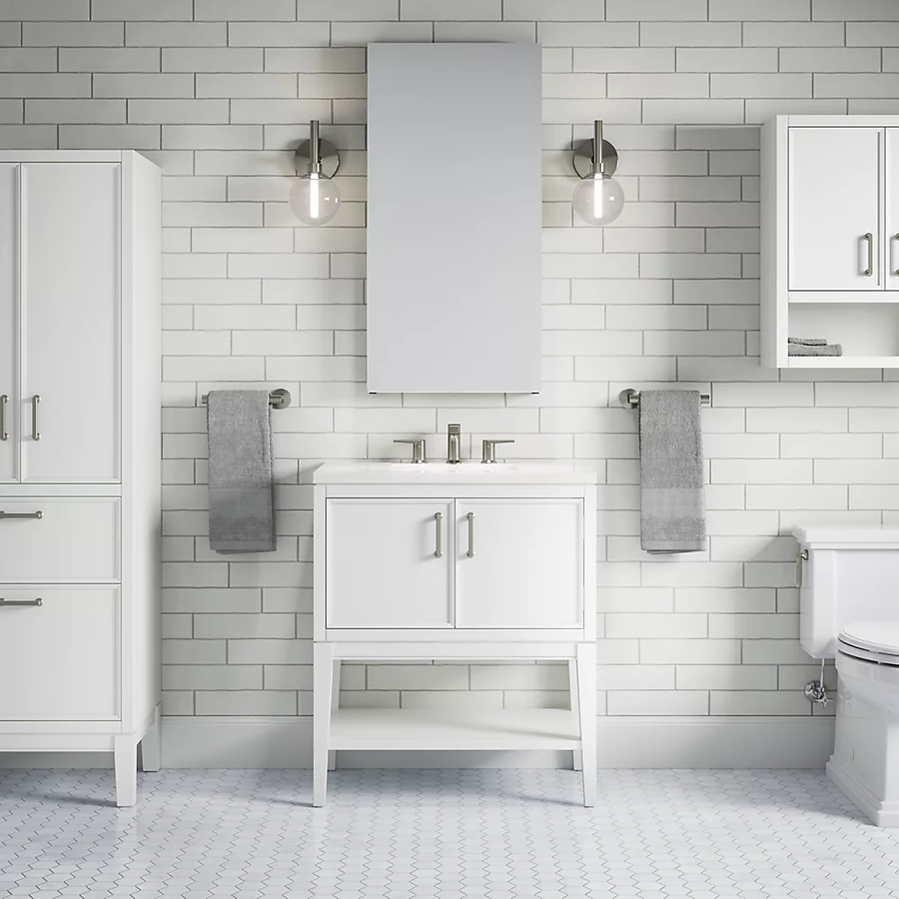 Kohler 33582-ASB-0 Winnow Linen Tower 24 Inches