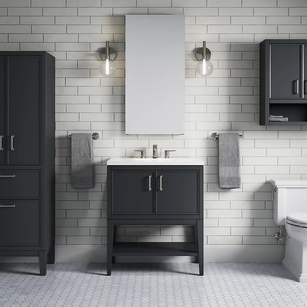 Kohler 33582-ASB-1WX Winnow Linen Tower 24 Inches