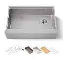 Kohler 33656-PC-NA Strive 33 Apron Front Workstation