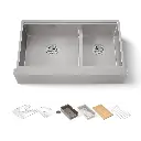 Kohler 33658-PC-NA Strive Offset 36 Apron Front Ws