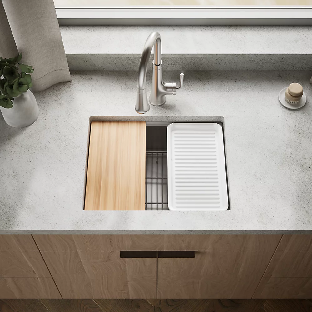 Kohler 33659-PC-NA Strive Single Basin 23 Workstation