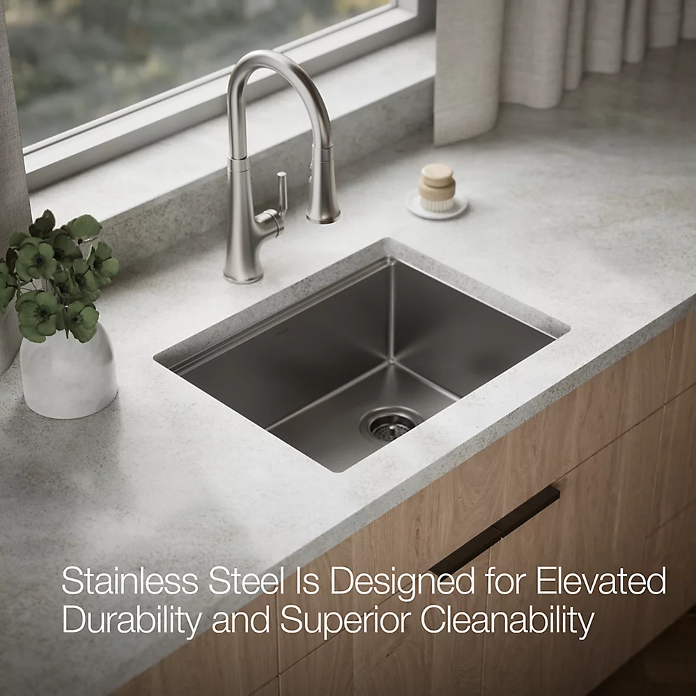 Kohler 33659-PC-NA Strive Single Basin 23 Workstation