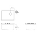 Kohler 33659-PC-NA Strive Single Basin 23 Workstation