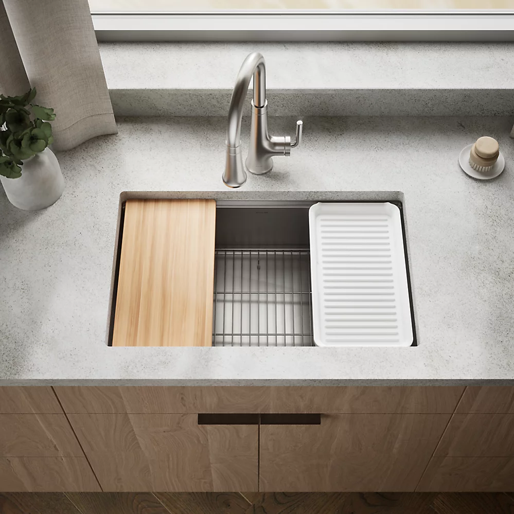 Kohler 33660-PC-NA Strive Single Basin 29 Workstation
