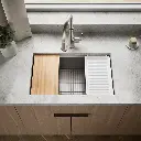 Kohler 33660-PC-NA Strive Single Basin 29 Workstation