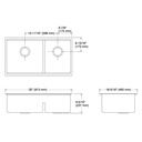 Kohler 33664-PC-NA Strive Offset 32 Workstation
