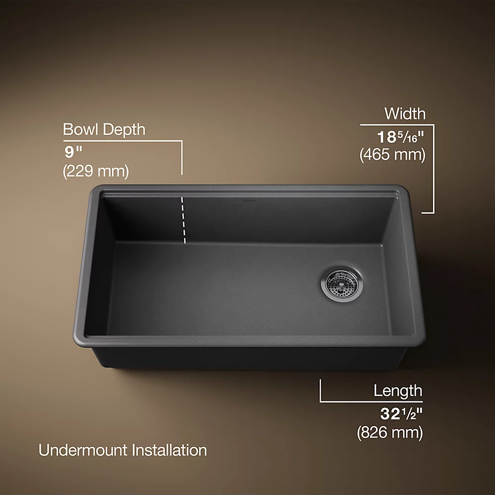 Kohler 33710-PC-CM7 Billings 33 Sb Workstation