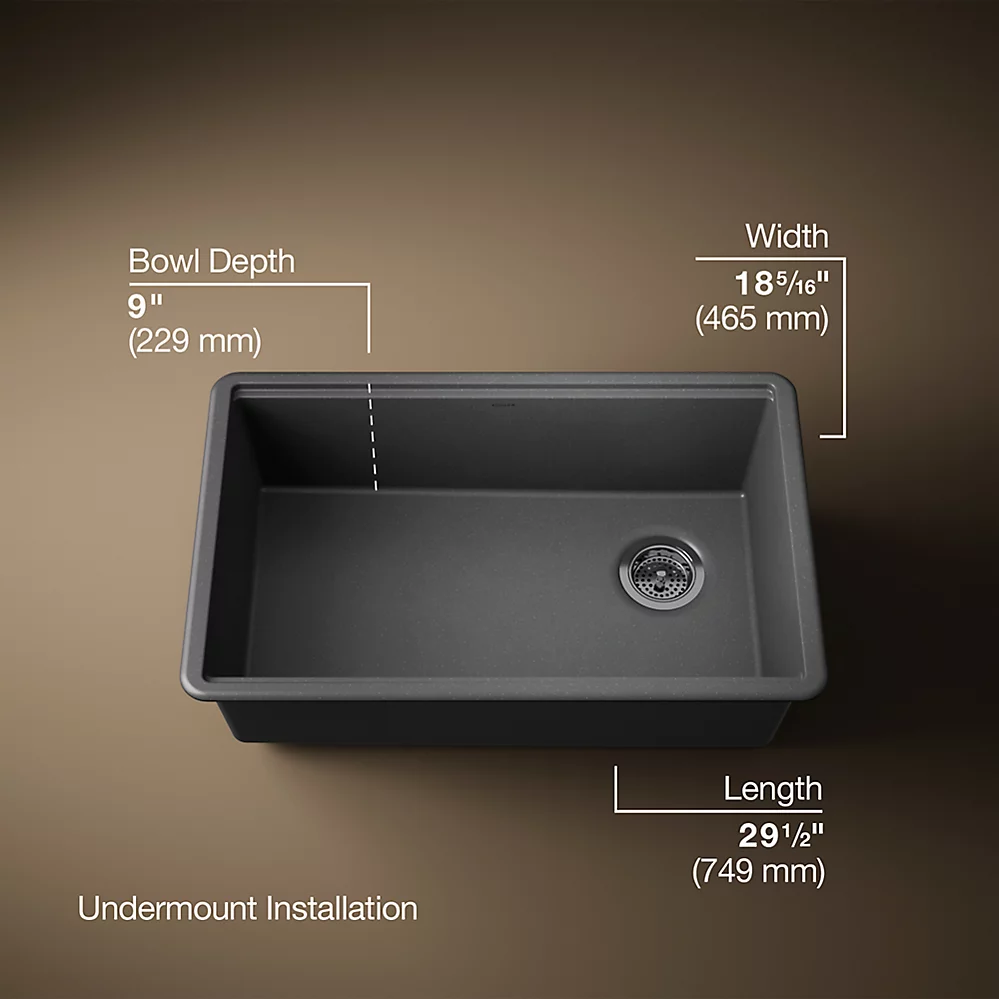 Kohler 33712-PC-CM7 Billings 30 Sb Workstation