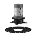 Gessi 48189 Floor Mounted Tub Filler In Floor Rough Valve Chrome 1