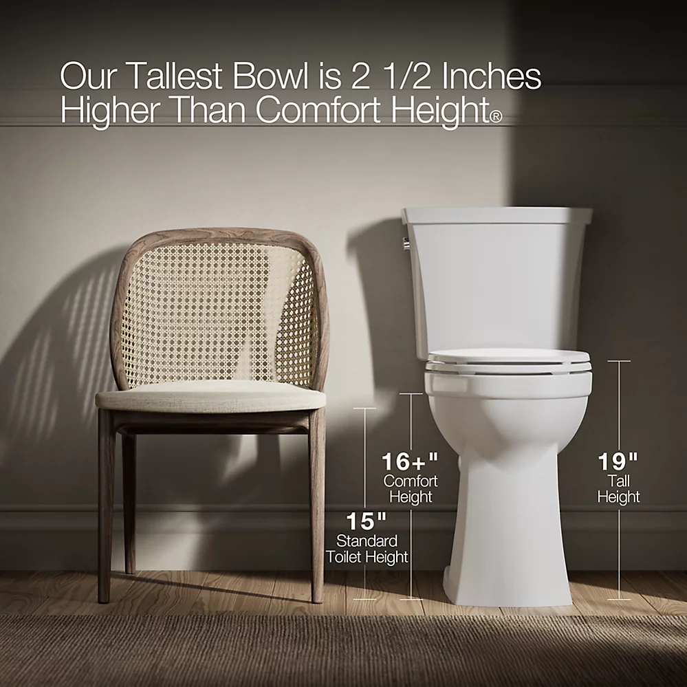 Kohler 33813-7 Corbelle Tall 1.28 Gpf Combo Tlt