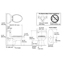 Kohler 3619-7 Cimarron Ch 1-Pc Eb, 1.28 Toilet
