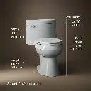 Kohler 3619-95 Cimarron Ch 1-Pc Eb, 1.28 Toilet