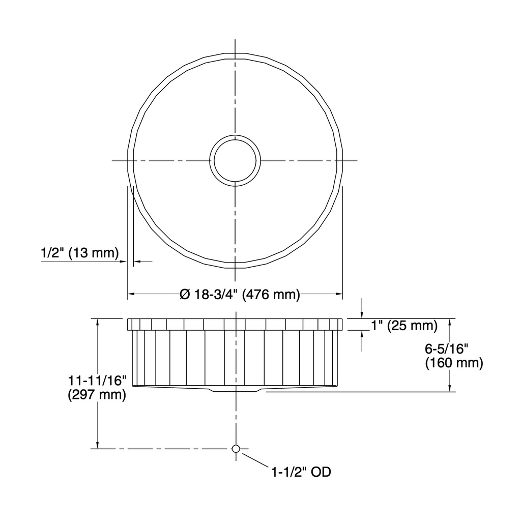 Kohler 3674-NA Brinx Entertainment Sink