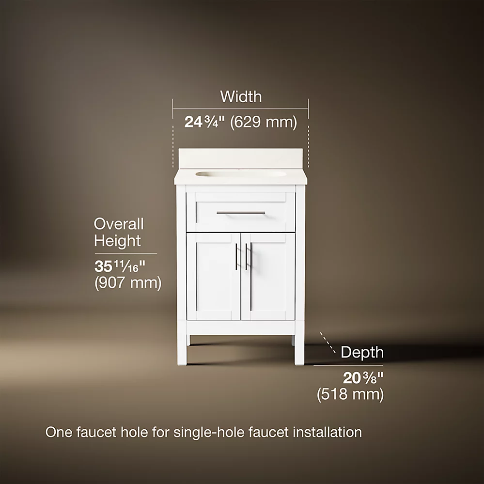 Kohler 39603-ASB-0 Hadron 24 Vanity Set