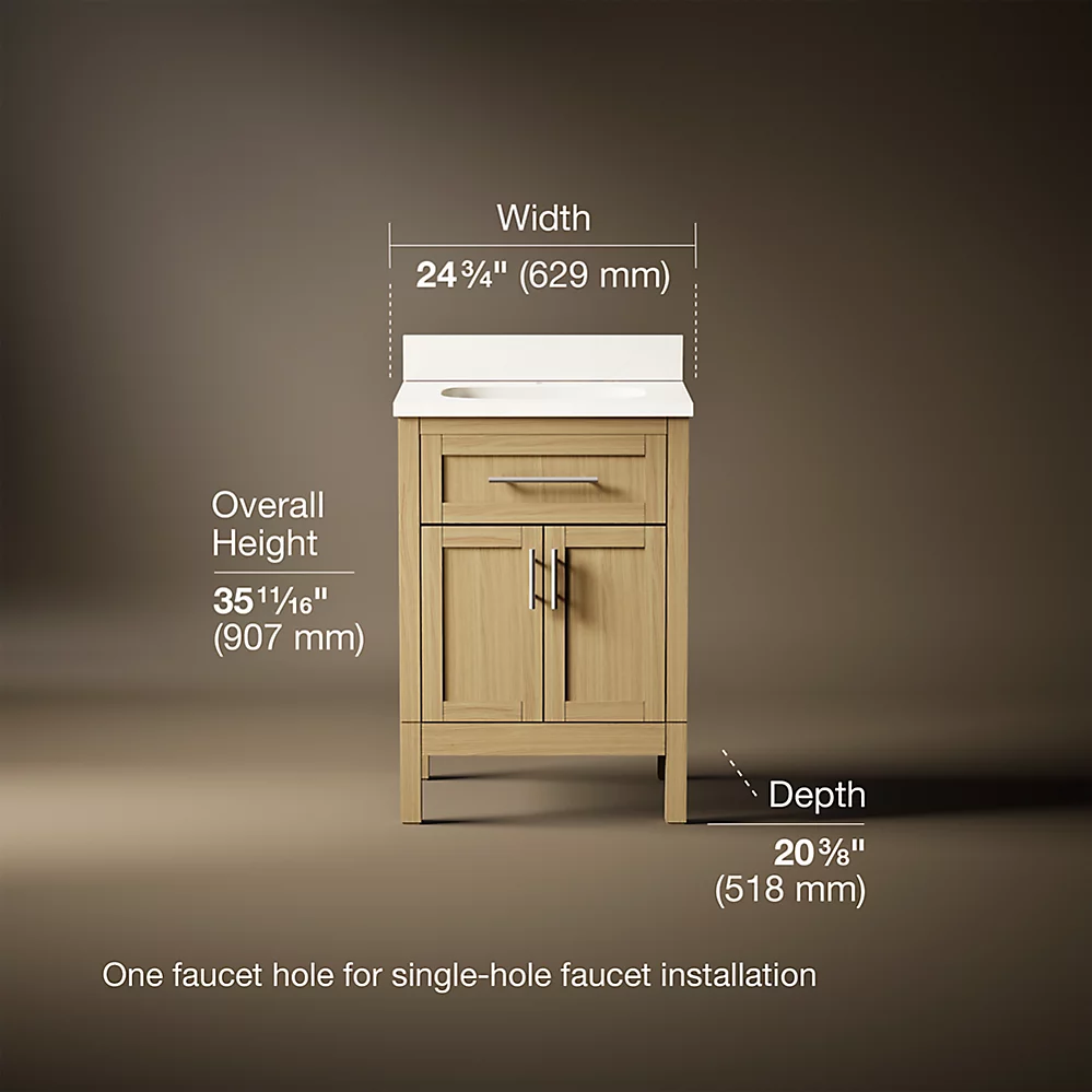 Kohler 39603-ASB-WEK Hadron 24 Vanity Set