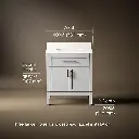 Kohler 39604-ASB-AGA Hadron 30 Vanity Set