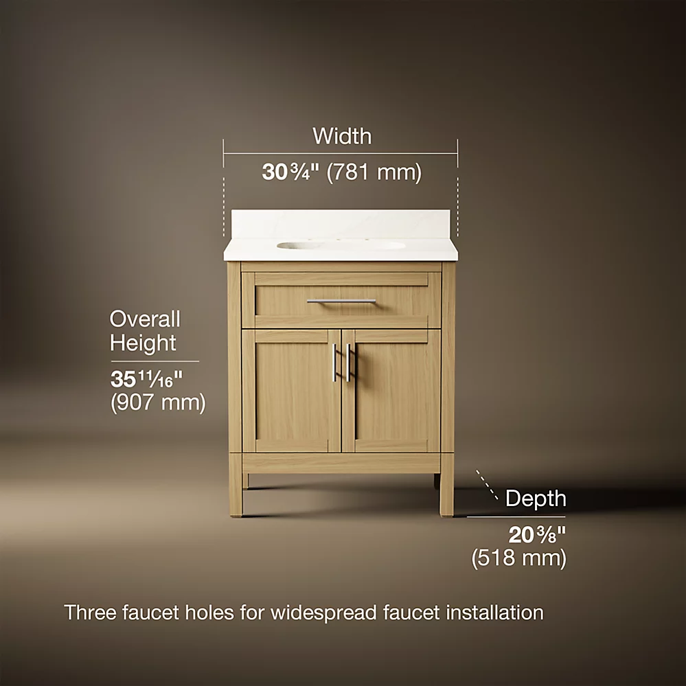 Kohler 39604-ASB-WEK Hadron 30 Vanity Set
